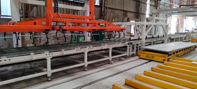 Thin Laminated Slab Pouring Production